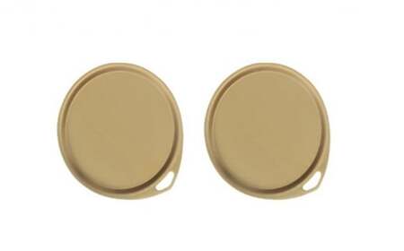 小物置き トリートレイ サークル 2点セット ゴールド 小物入れ トレイ トレー セット 収納 食器 お皿 ナチュラル 和風 アンティーク 北陸アルミ 北陸アルミニウム 日本製 インテリア 日用品 雑貨 ギフト プレゼント 富山県 盆 お盆 伝統技術  FAD-0517