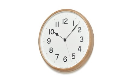 ROOTナチュラル（NY21-08NT）Lemnos 掛け時計