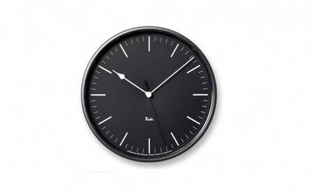 RIKI STEEL CLOCK［電波時計］/ブラック（WR08-24 BK） レムノス Lemnos 時計 装飾品 民芸品 工芸品 伝統技術 インテリア  FAD-0584