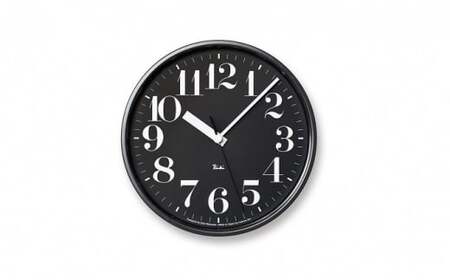 RIKI STEEL CLOCK［電波時計］/ブラック（WR08-25 BK） レムノス Lemnos 時計 装飾品 民芸品 工芸品 伝統技術 インテリア  FAD-0582