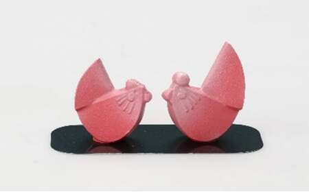 【高岡銅器】三枝惣太郎ハッピーバード ピンク 民芸品 工芸品 伝統技術 インテリア  FAD-0641