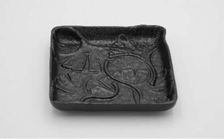 【高岡銅器】高岡金工いちょう皿（角） 民芸品 工芸品 伝統技術 食器 雑貨 日用品  FAD-0643