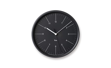 RIKI STEEL CLOCK / ブラック(WR17-10 BK)