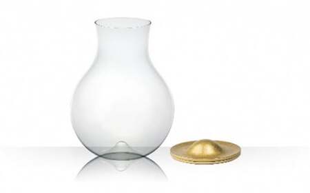 【高岡銅器】Decanter AROWIRL fortwo Gold キッチン用品 雑貨 ワイン 簡単 エアレーショ 遠心力 効果的 お酒 アイテム グッズ  FAD-0959