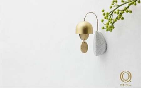 【高岡銅器】どありん雫 光彩 雑貨 玄関 インテリア 呼び出し 来客 さわやか 音 出入り おりん FAD-0954