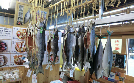 富山の干物専門店 伝承の紅鮭 6切 開きあじ 2尾 富山 魚津 ハマオカ海の幸 紅じゃけ 紅ジャケ 鯵 アジ 富山県魚津市 ふるさと納税サイト ふるなび