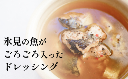 ひみドレセット 6個入り 富山県 氷見市 ドレッシング 魚入り 魚介 いわし かます ふくらぎ パスタ サラダ