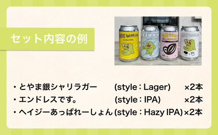 BREWMIN'のクラフトビールおまかせ6本セット 富山県 氷見市 地ビール クラフトビール ６ 缶 詰め合わせ