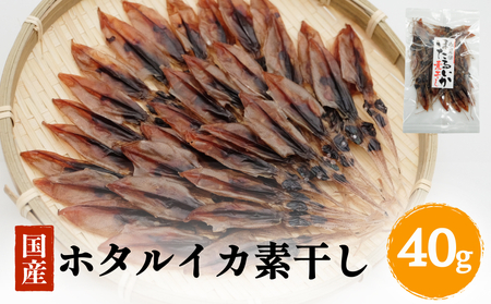 ホタルイカ素干し40g | 素干 珍味 つまみ 酒の肴 富山 氷見 富山湾 魚介 簡単調理 