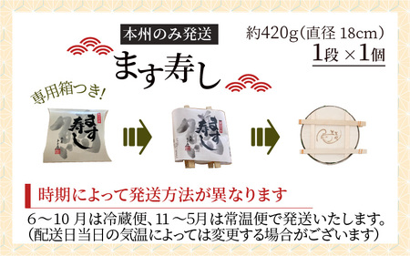 魚屋が作ったネタの厚います寿し 1段【本州のみ発送】 [A-024010]