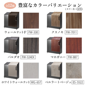 宅配ボックス インテリジェントダスポン ハイスリム  500L 黒ZAM®仕様