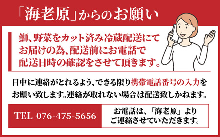 期間限定】ぶりしゃぶセット 2人前 カット野菜・だし汁・薬味付 | 富山