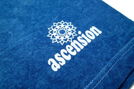 Tシャツ ASCENSION  藍染め タイダイ TシャツA  1枚 ファッション 服 男性 メンズ 女性 レディース  M