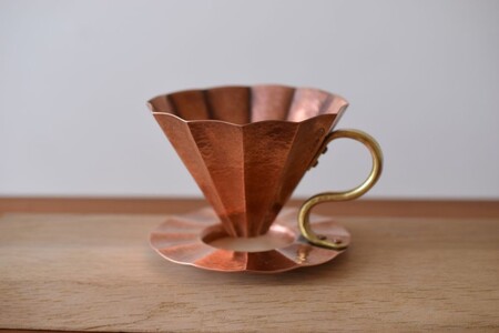 銅製　コーヒードリッパー（円錐型・elegant）（EE10）