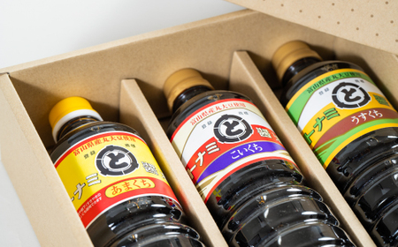 トナミ醤油　醤油3本セット_調味料 醤油  しょうゆ_【1220428】