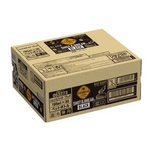 ジョージア ショット＆ブレイク ブラック　195mlPET×30本_飲料・ドリンク 飲料 コーヒー・コーヒー豆 _【1411102】