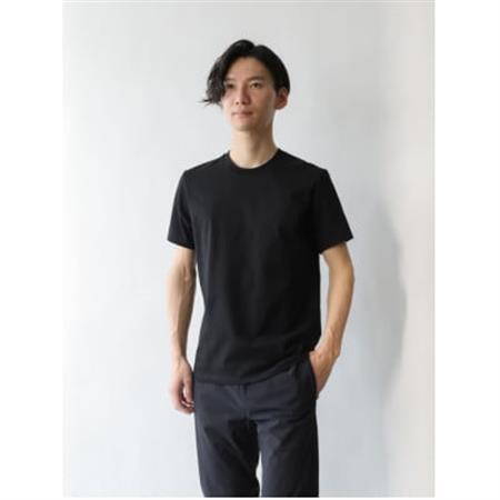 ブラック Lサイズ メンズ 10Years 26ゲージ スムースコットン クルーネックTシャツ【1584337】
