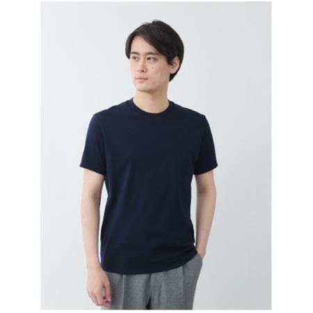 ネイビー Lサイズ メンズ 10Years 26ゲージ スムースコットン クルーネックTシャツ【1584347】