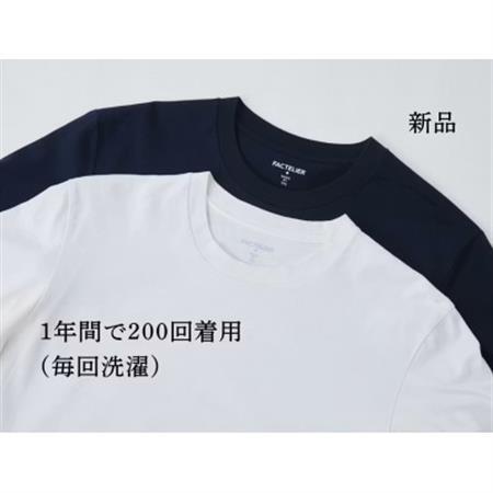 ネイビー Lサイズ メンズ 10Years 26ゲージ スムースコットン クルーネックTシャツ【1584347】