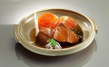 旨味がじゅわ～「ぶり大根ともえに」大根・ブリ・だしの三つ巴