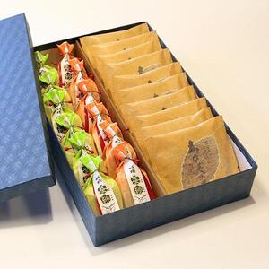 献上銘菓　木の葉石と蚕紗詰合せ《南砺の逸品》