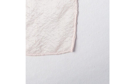 【南砺市】松井機業「城端しけ絹」美髪枕カバー　桃（ピンク）