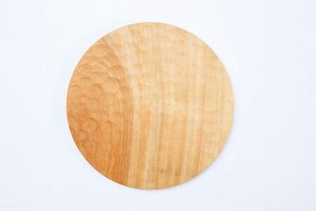 栃プレート（大）素地と拭き漆2枚セット