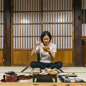 1組だけのプライベート「五箇山合掌造りステイ＆伝統芸能こきりこ鑑賞」 宿泊プラン 1泊2食付き ４名様までご利用可能