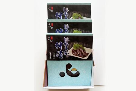 ほたるいかの沖漬け　90ｇ×3　竜宮のつかいホタルイカの醤油漬け