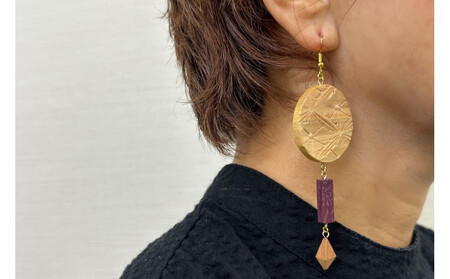 井波彫刻のアクセサリーづくり ピアス・イヤリング＜体験プラン＞