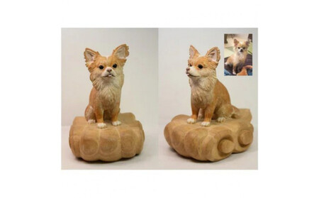 木彫 メモリアル ペット オーダーメイド