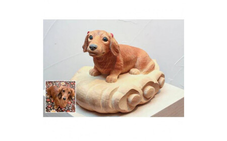 木彫 メモリアル ペット オーダーメイド