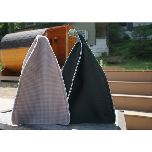 【富山県南砺市発】高機能サウナハット「のぼせシラズ」 <カラー:ベージュ>