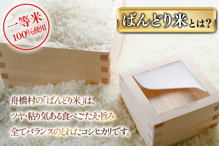 【3ヶ月定期便】【一等米100％】米 令和7年産 ばんどり米（コシヒカリ）精米 5kg 計15kg [農事組合法人東和 富山県 舟橋村 57050214]