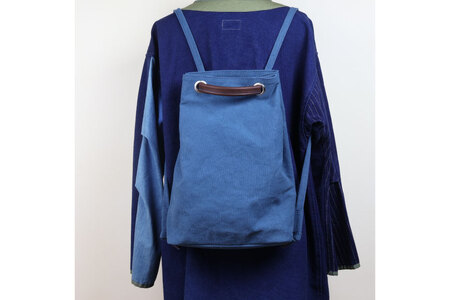 リュック ブルー [アトリエSASSA 富山県 朝日町 34310398-bl]