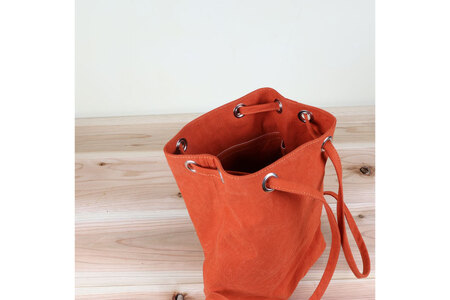 リュック オレンジ [アトリエSASSA 富山県 朝日町 34310398-or]