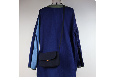 よこポシェット ブラック [アトリエSASSA 富山県 朝日町 34310397-bk]