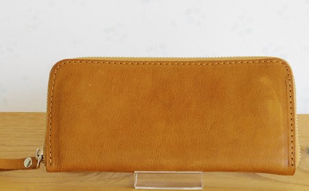 オールレザー長財布　ブラウン [アトリエSASSA  富山県 朝日町 34310099]