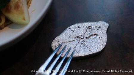 ジュラシック・パークコレクション「まるで発見された恐竜」カトラリーレスト3種ギフト