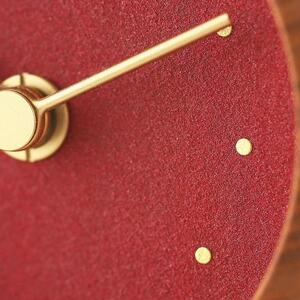 はなもっこ 置時計 【辰砂 プレーン】