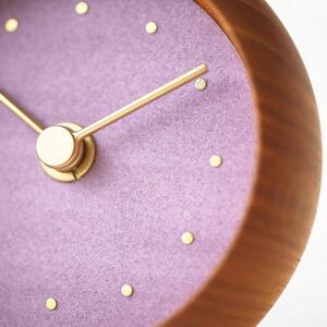 はなもっこ 置時計 【藤紫 プレーン】