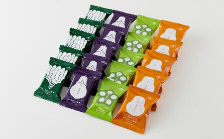 【予約受付】石川県 木桶仕込み こうじ味噌のフリーズドライ贅沢みそ汁MIX4種（計20食入：内訳なす5食、ほうれん草5食、ネバネバ野菜5食、とん汁5食）　2026年3月発送