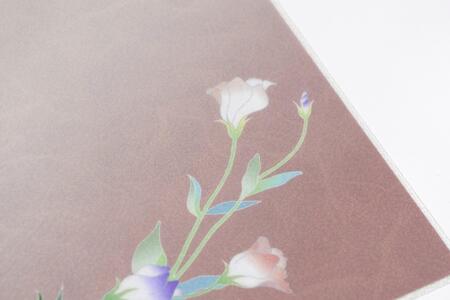 友禅シート ランチョンマット 【トルコキキョウ(ピンク)】