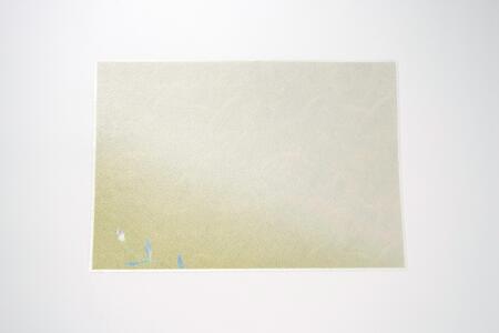 友禅シート ランチョンマット 【トルコキキョウ(イエロー)】