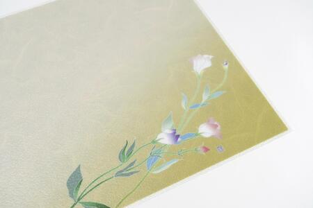 友禅シート ランチョンマット 【トルコキキョウ(イエロー)】