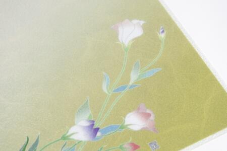 友禅シート ランチョンマット 【トルコキキョウ(イエロー)】