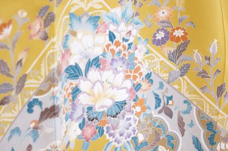 手描加賀友禅染 訪問着「華映」