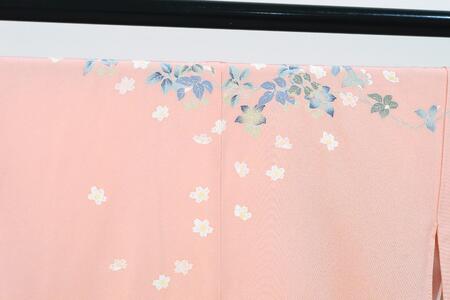 手描加賀友禅染 訪問着「花鳥諷詠」