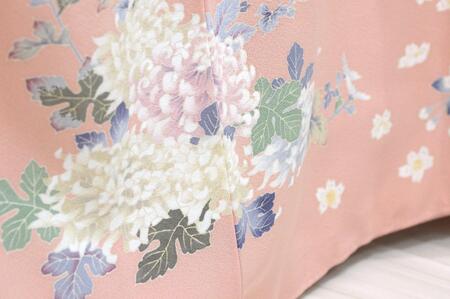 手描加賀友禅染 訪問着「花鳥諷詠」