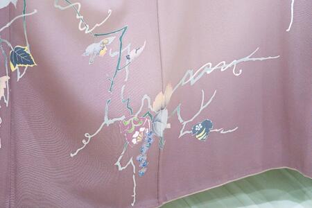 手描加賀友禅染 訪問着「山路」